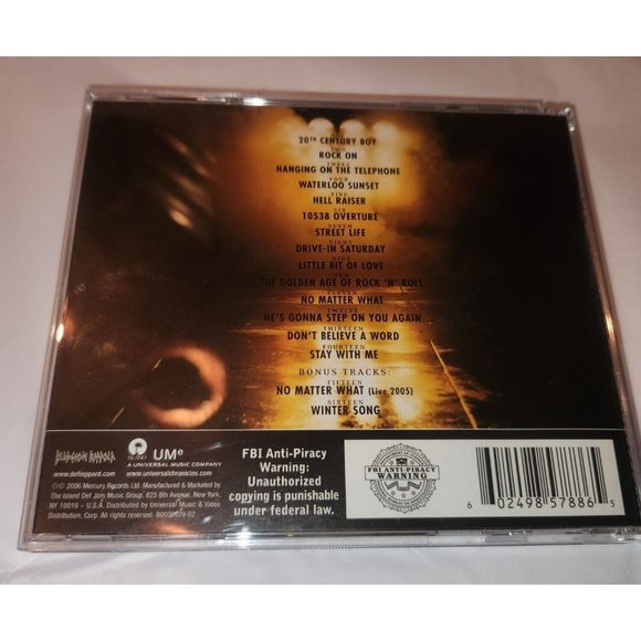 DEF LEPPARD cd YEAH! 2 bonus tracks NO MATTER WHAT/WINTER SONG - Picture 2 of 10